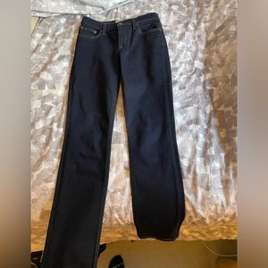 J. Crew Women's Straight Leg Jeans - Dark Blue